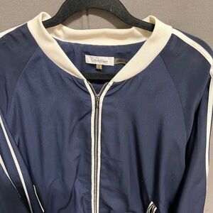 Calvin Klein Dark Blue Zip-Up Jacket Lot 45